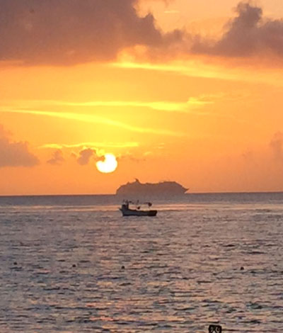 Cozumel Sunset Chuck Gray