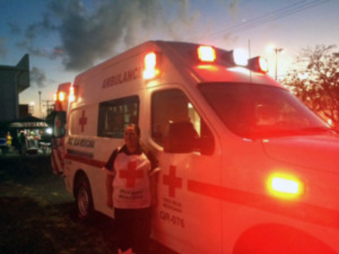 Cozumel Cruz Roja New Ambulance