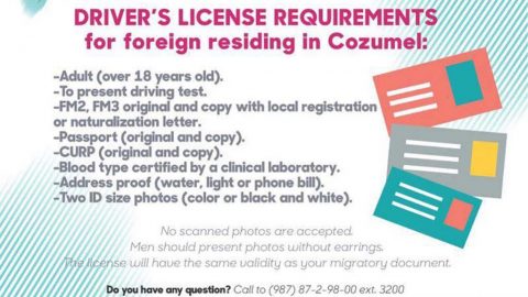 Documents Required Cozumel Drivers License