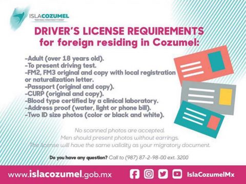 Documents Required Cozumel Drivers License