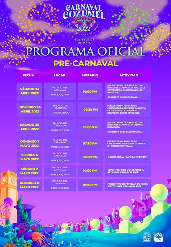 Introducir 88+ imagen carnaval de cozumel fechas