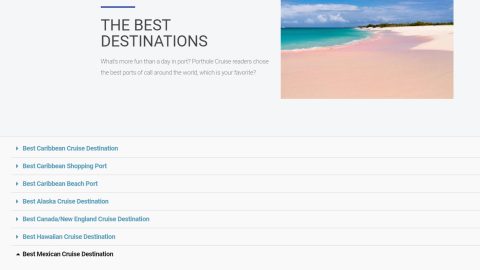 “Cozumel Best Cruise Port;”  Porthole Magazine