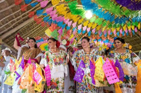 Cozumel News Karina Carrion Santa Cruz de Sabán   Celebrations