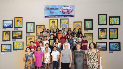 Moises JH Tono Lopez Art Happy Children Cozumel Museum