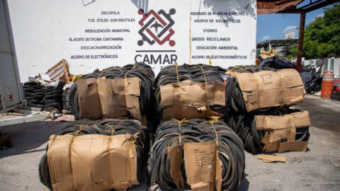 CAMAR Tire Recycling Cozumel