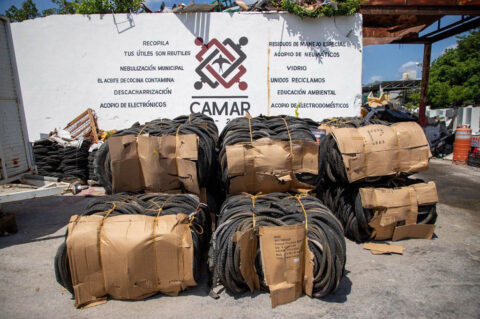 CAMAR Tire Recycling Cozumel
