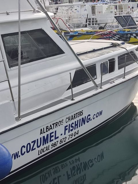 Renovating Boat Cozumel Albatros Rita Absher